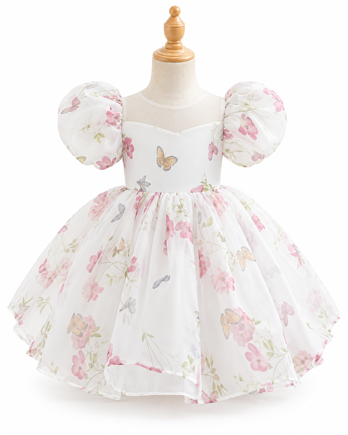 Robe Florale Papillon (6 mois à 3 ans), vue portée