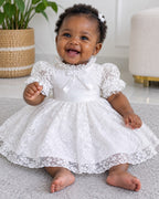 Robe Bébé Blanche Dentelle
