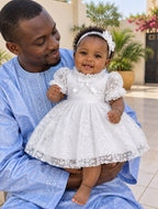 Robe Bébé Blanche Dentelle