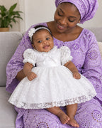 Robe Bébé Blanche Dentelle