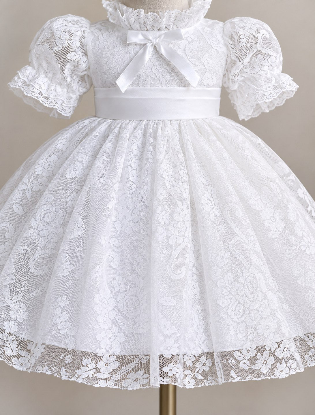 Robe Bébé Blanche Dentelle