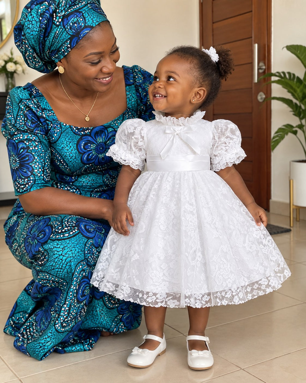 Robe Bébé Blanche Dentelle