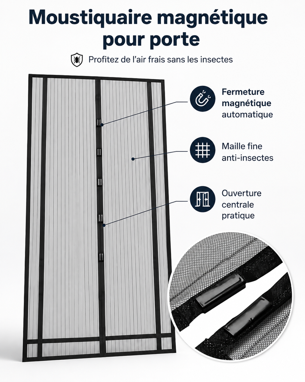 Moustiquaire Magnétique