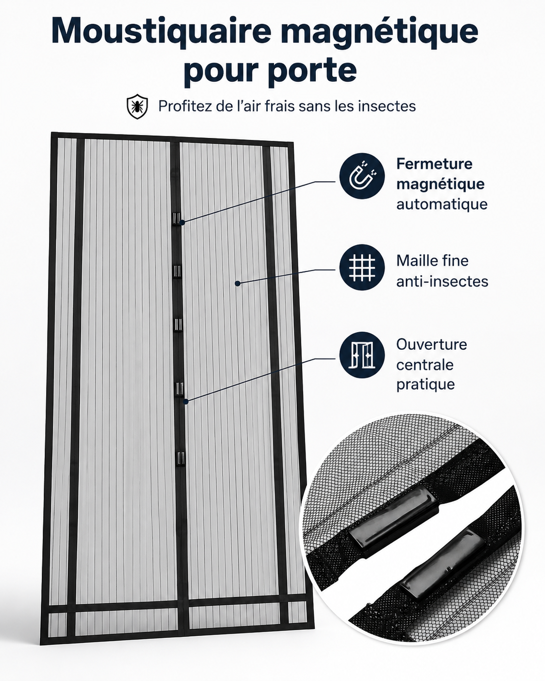 Moustiquaire Magnétique