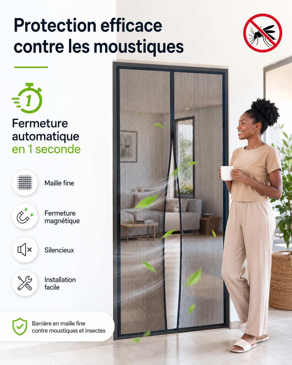 Moustiquaire Magnétique