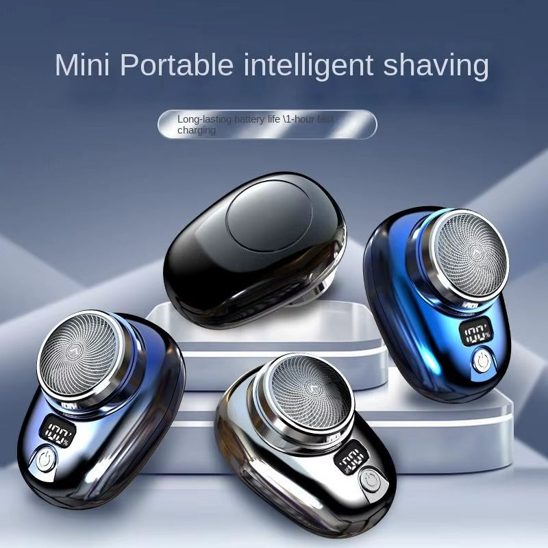 Rasoir Électrique Mini Portable à Lame Unique – Humide & Sèche, Rechargeable USB