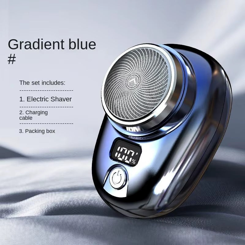 Rasoir Électrique Mini Portable à Lame Unique – Humide & Sèche, Rechargeable USB