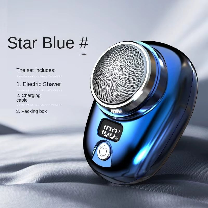 Rasoir Électrique Mini Portable à Lame Unique – Humide & Sèche, Rechargeable USB